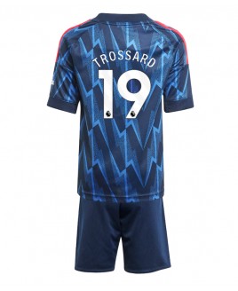 Günstige Arsenal Leandro Trossard #19 Auswärts Trikotsatzt Kinder 2025-26 Kurzarm (+ Kurze Hosen)